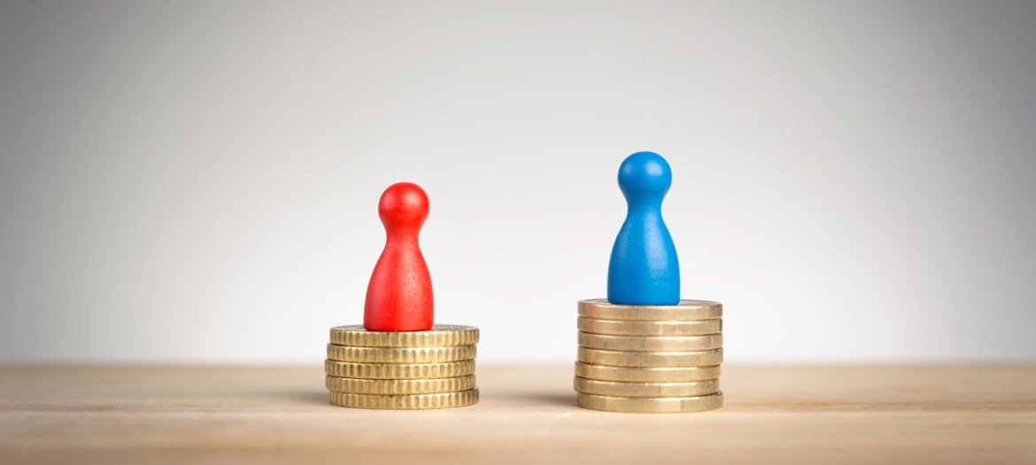 game pieces on stacks of coins